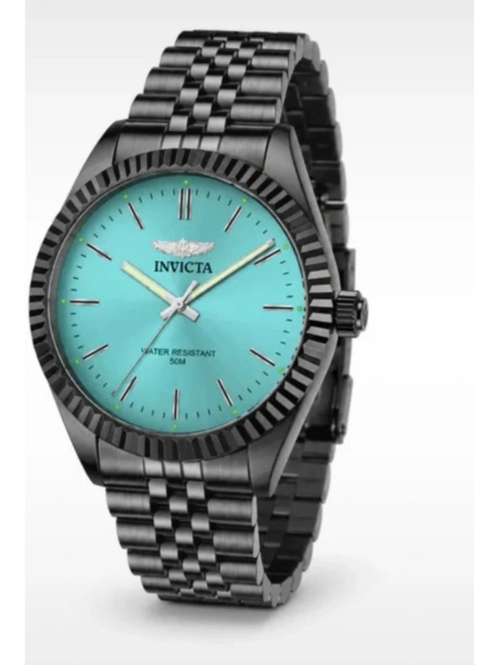 Invicta Specialty Serrate 79020 Men's 40mm Black Stainless Steel Watch Blue Dial